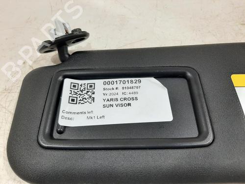 Left sun visor TOYOTA YARIS CROSS (MXP_) 1.5 Hybrid (MXPJ11) | BP34376992I1 - Image 2