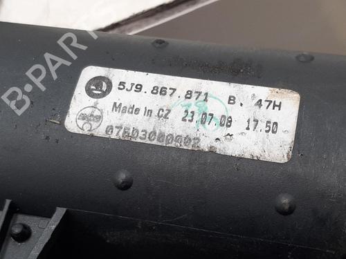 Rear parcel shelf SKODA FABIA II Combi (545) 1.9 TDI | BP38412433C85 - Image 2
