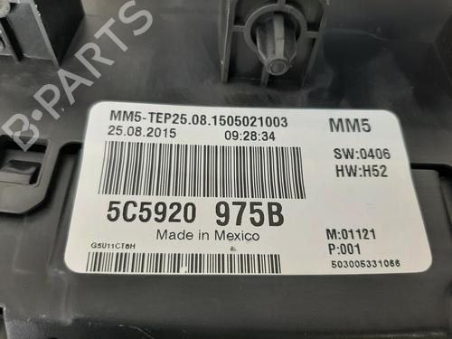 Instrument cluster VW BEETLE (5C1, 5C2) 2.0 TDI | BP26817740C47 