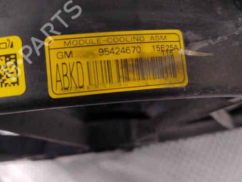 Used Radiator fan OPEL MOKKA / MOKKA X (J13) 1.6 CDTI (_76) (136 hp) 26590878