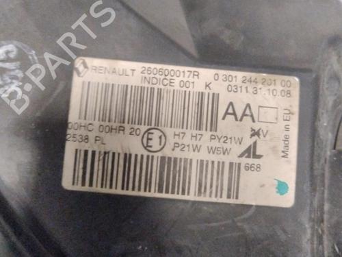 Left headlight RENAULT MEGANE III Hatchback (BZ0/1_, B3_) 1.9 dCi (BZ0N, BZ0J) | BP32307964C28 - Image 2