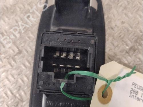 Left front window switch PEUGEOT 208 I (CA_, CC_) 1.2 VTi 68 / PureTech 68 | BP25778353I27 - Image 2