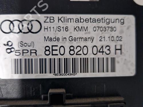 AC Styreenhet / Manøvreringsenhet AUDI A4 B6 Avant (8E5) 1.9 TDI (130 hp) 24078188