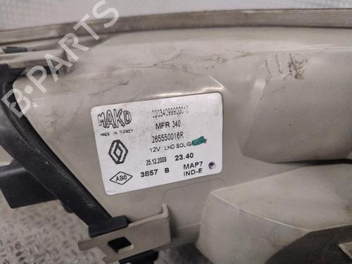 Used Left taillight RENAULT FLUENCE (L3_) 1.5 dCi (L30B) (106 hp) 31302175