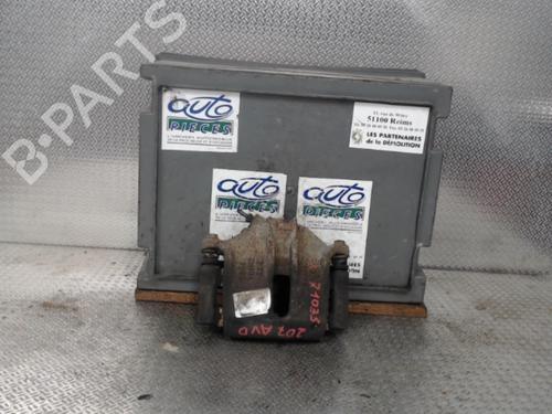 Used Right front brake caliper PEUGEOT 207 (WA_, WC_) 1.6 HDi (92 hp) 24073242