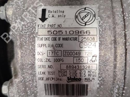 Used AC compressor AC compressor ALFA ROMEO 159 (939_) 1.9 JTDM 16V (939AXC1B, 939AXC12) (150 hp) 24099292 24099292