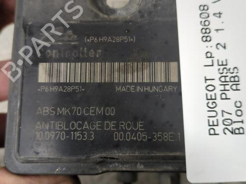 Used ABS pump PEUGEOT 207 (WA_, WC_) 1.4 16V (95 hp) 30139325