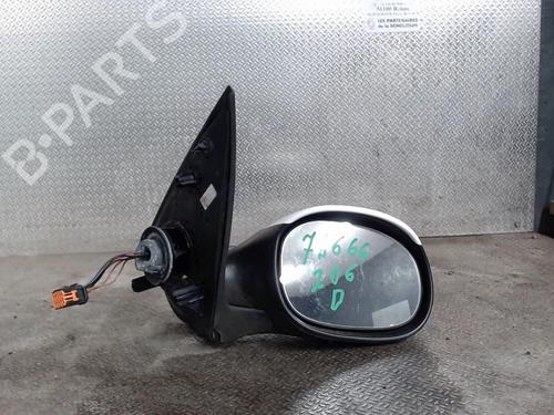 Right mirror PEUGEOT 206 Hatchback (2A/C)  | BP24082046C27 