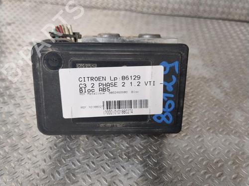 Used ABS pump CITROËN C3 II (SC_) 1.2 VTi 82 (82 hp) 24303178