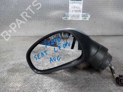 Used Left mirror SEAT LEON (1P1) 1.9 TDI (105 hp) 24077669