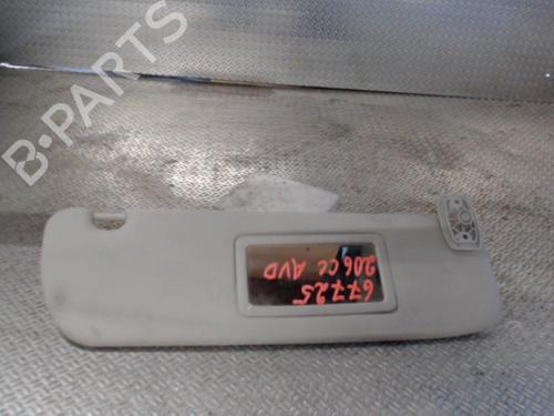 right-sun-visor-peugeot-206-cc-2d-2000-2001-2002-2003-2004-2005-2006-2007-2008-24073175 main image