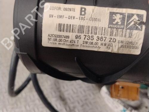 Display monitor PEUGEOT 3008 I MPV (0U_) 1.6 HDi | BP29380030C48