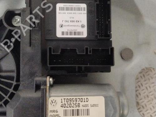 Rudehejsemekanisme ventre foran VW TOURAN (1T1, 1T2) 1.9 TDI (105 hp) 28416327