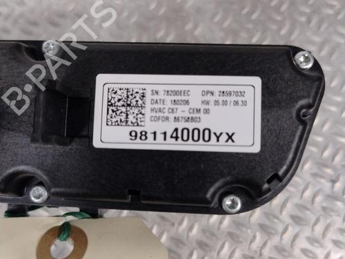 Climate control OPEL CROSSLAND X / CROSSLAND (P17, P2QO) 1.2 (75) | BP27621424I5 