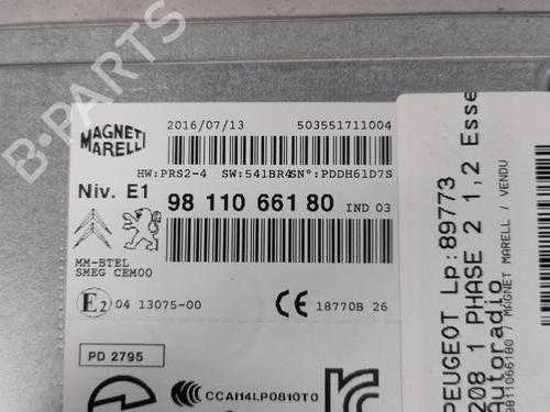 Used Radio Radio PEUGEOT 208 I (CA_, CC_) 1.2 VTI 82 (82 hp) 32075659 32075659