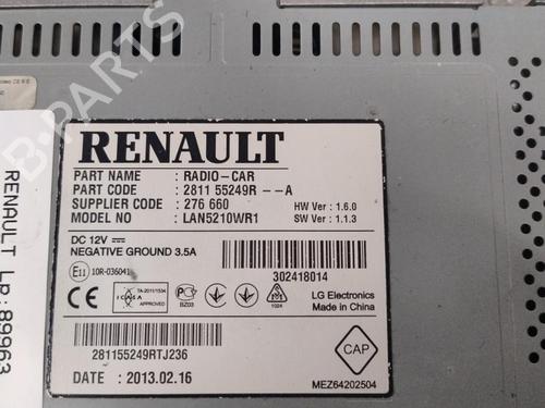 Used Display monitor RENAULT CLIO IV (BH_) 1.5 dCi 75 (75 hp) 31747429