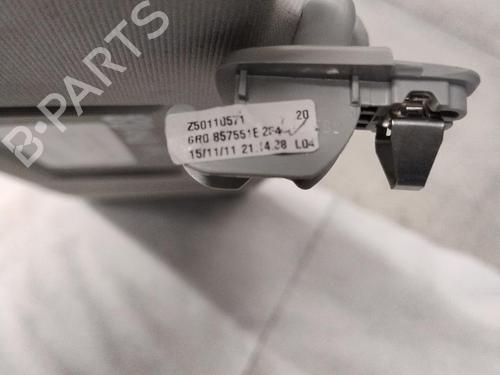 Used Left sun visor VW POLO V (6R1, 6C1) 1.2 TDI (75 hp) 27581520