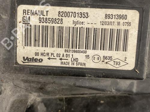 Used Right headlight NISSAN QASHQAI I (J10, NJ10) 2.0 dCi (150 hp) 24100177