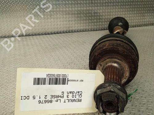 Used Left front driveshaft Left front driveshaft RENAULT CLIO III (BR0/1, CR0/1) 1.5 dCi (75 hp) 24060881 24060881