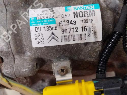 Compressor A/A PEUGEOT 3008 I MPV (0U_) 1.6 HDi (112 hp) 29318595