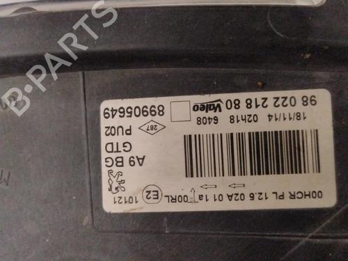 Used Left headlight PEUGEOT 208 I (CA_, CC_) 1.2 VTI 82 (82 hp) 30522055