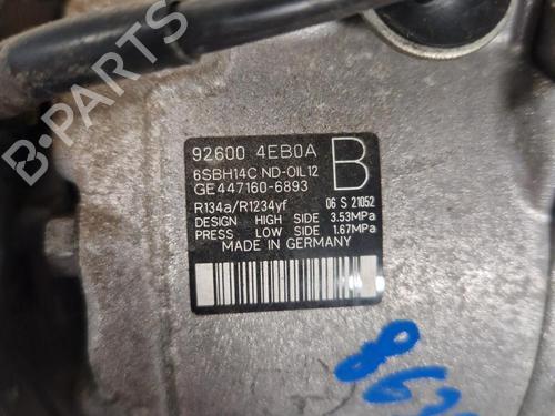 Used AC compressor AC compressor RENAULT GRAND SCÉNIC III (JZ0/1_) 1.6 dCi (JZ00, JZ12) (130 hp) 36463848 36463848