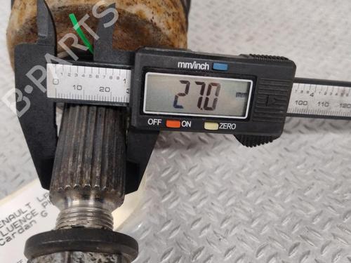 Left front driveshaft RENAULT FLUENCE (L3_) 1.5 dCi (L30S) | BP29872382M38
