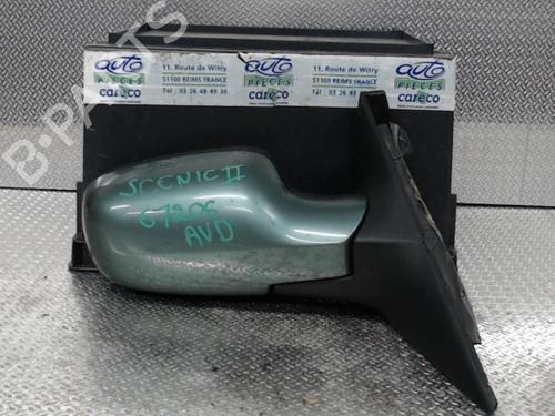 Used Right mirror RENAULT SCÉNIC II (JM0/1_) 1.9 dCi (JM0G, JM12, JM1G, JM2C) (120 hp) 24070770