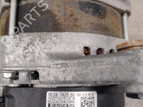 Alternateur PEUGEOT PARTNER Box Body/MPV (K9) 1.5 BlueHDi 100 (102 hp) 31843167