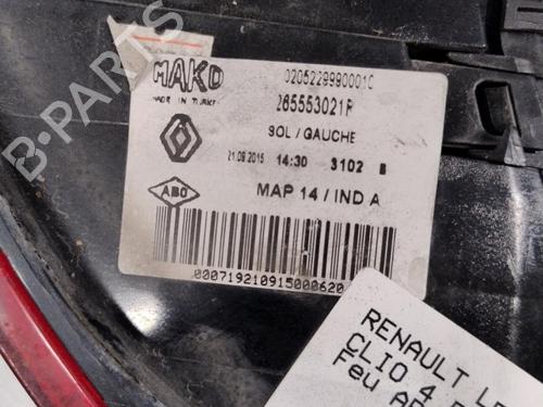 Used Left taillight RENAULT CLIO IV (BH_) 1.5 dCi 75 (75 hp) 25704056