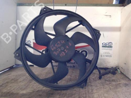 Used Radiator fan PEUGEOT 307 (3A/C) 1.6 HDi 110 (109 hp) 24070477