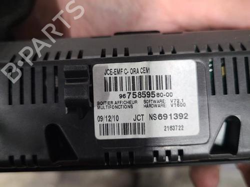 Used Display monitor PEUGEOT 5008 (0U_, 0E_) 1.6 HDi (114 hp) 24098970