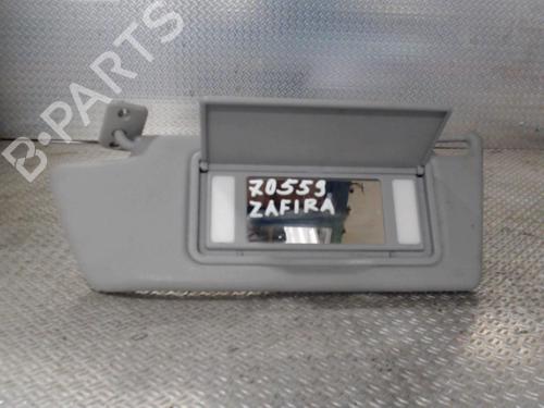 Used Left sun visor Left sun visor OPEL ZAFIRA / ZAFIRA FAMILY B (A05) 1.7 CDTI (M75) (125 hp) 24072863 24072863
