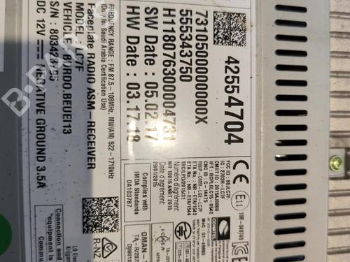 Radio OPEL CORSA E (X15) 1.4 Turbo (08, 68) | BP29929357E6