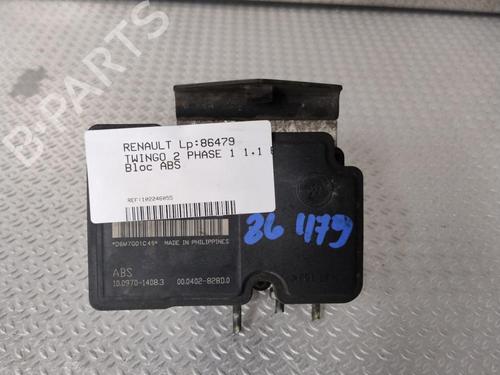 ABS Bremseaggregat ABS Bremseaggregat RENAULT TWINGO II (CN0_) 1.2 (CN0D) (58 hp) 37185609 37185609