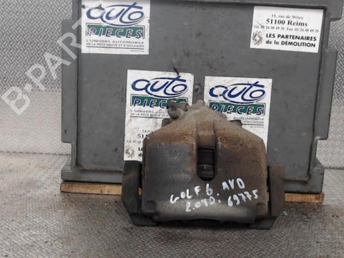 Used Right front brake caliper VW GOLF VI (5K1) 2.0 TDI (110 hp) 24072105