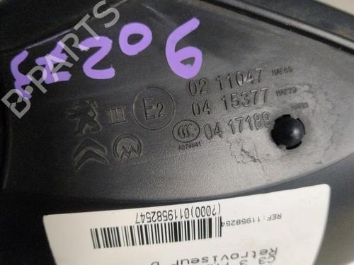 Right mirror CITROËN C3 III (SX) 1.2 PureTech 82 | BP32332424C27 