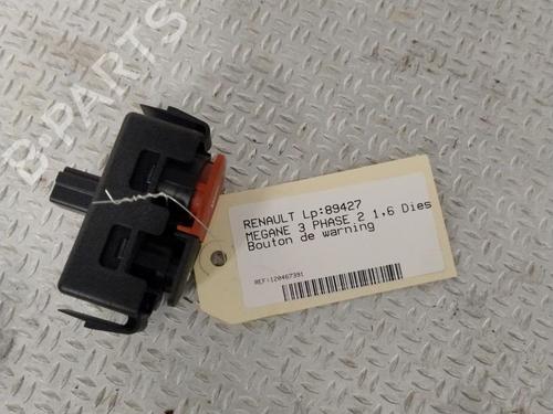 Used Warning switch RENAULT MEGANE III Hatchback (BZ0/1_, B3_) 1.6 dCi (BZ00, BZ12, BZ13) (130 hp) 32457116