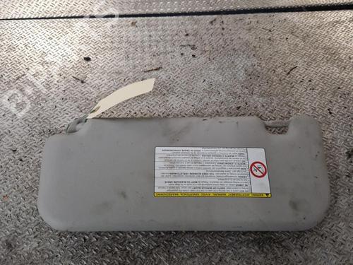 Used Right sun visor TOYOTA YARIS (_P13_) 1.0 (KSP130_, KSP130) (69 hp) 24625508