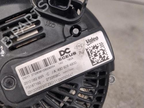 Used Alternator Alternator RENAULT KANGOO III Box Body/MPV 1.5 Blue dCi 115 (FJAC) (116 hp) 36343807 36343807