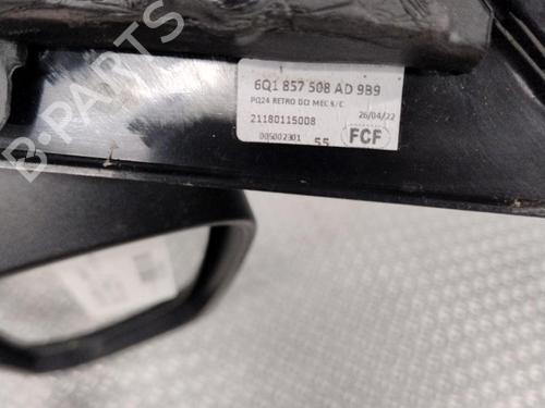 Right mirror VW POLO IV (9N_, 9A_) 1.4 TDI | BP28484052C27 