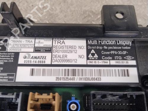 Used Display monitor Display monitor RENAULT CAPTUR I (J5_, H5_) 0.9 TCe 90 (90 hp) 35269704 35269704