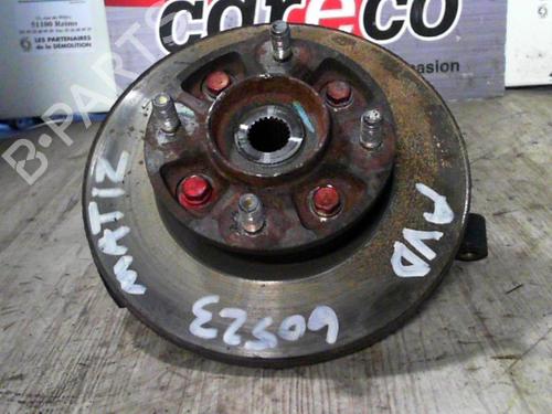 Used Left front steering knuckle DAEWOO MATIZ (M100, M150) 0.8 (52 hp) 24067904
