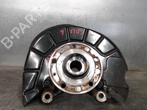 Used Left front steering knuckle VW GOLF VI (5K1) 1.4 TSI (160 hp) 24090363