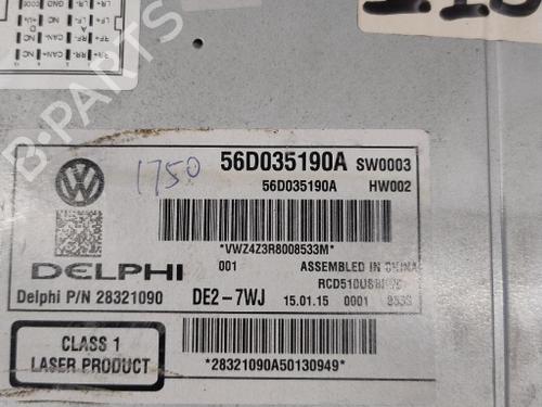 radio-vw-golf-vi-5k1-2008-2009-2010-2011-2012-2013-2014-40553671 main image