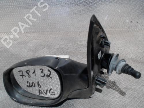 Used Left mirror PEUGEOT 206 Hatchback (2A/C) 1.4 i (75 hp) 24083115