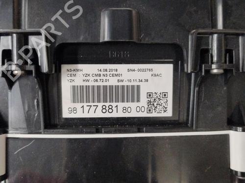 Kombiinstrument CITROËN BERLINGO (ER_, EC_) 1.5 BlueHDi 130 (ECYHZJ, ECYHZR) (131 hp) 28087715