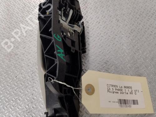 Used Front left exterior door handle CITROËN C3 / C3 ORIGIN III (SX) 1.2 VTi 82 (82 hp) 24943181