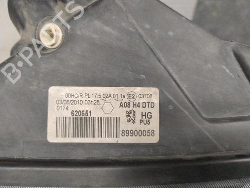 Used Right headlight PEUGEOT 1007 (KM_) 1.6 HDi (109 hp) 32150599