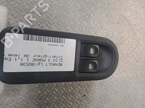 Used Left front window switch RENAULT CLIO III (BR0/1, CR0/1) 1.2 16V (BR02, BR0J, BR11, CR02, CR0J, CR11) (75 hp) 27581408
